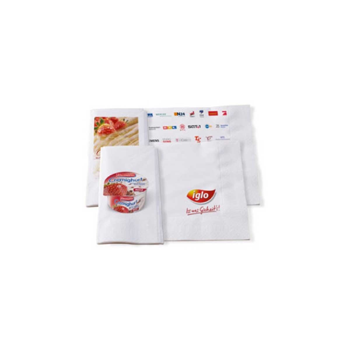 Servietten aus Tissue mit Logo im Digitaldruck – Bild 2