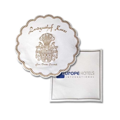 Tissue-Untersetzer | Der Hotel-Untersetzer